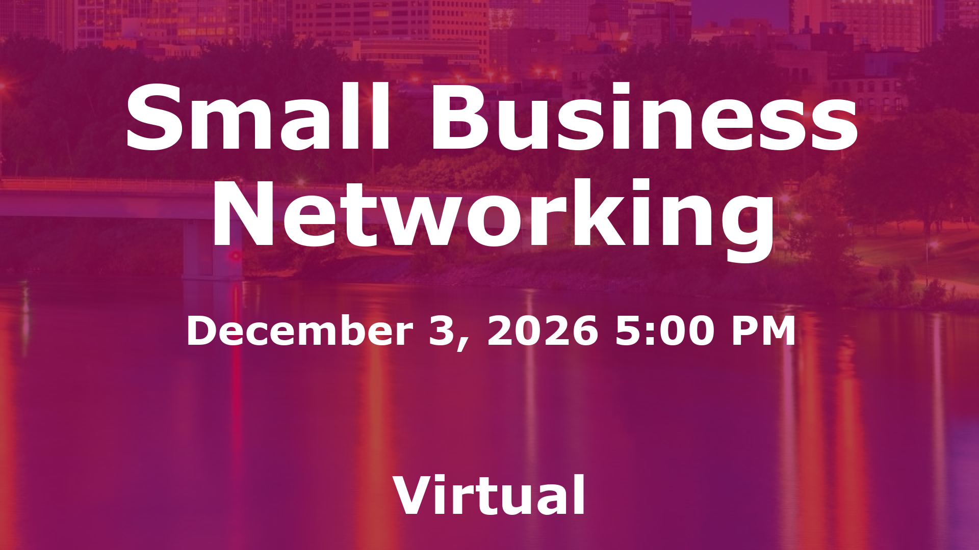 Small Business Networking event image